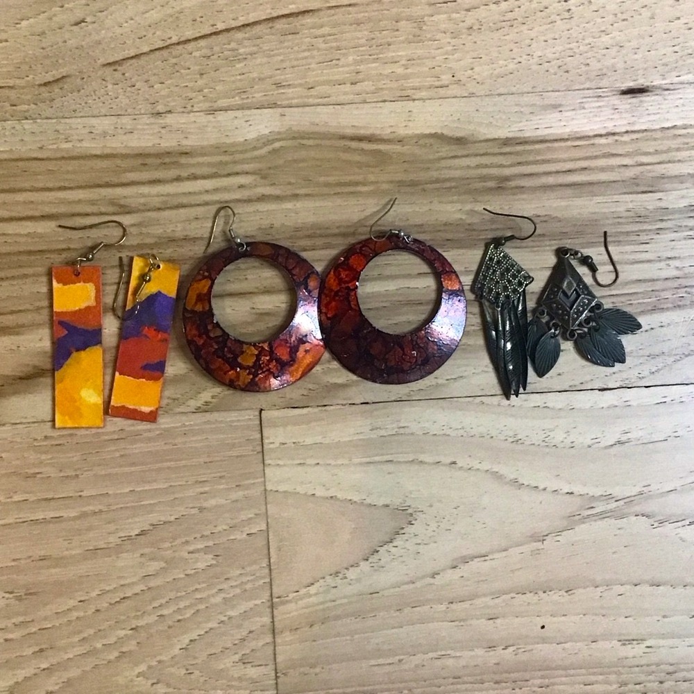 3/$20 + $4.99 SHIPPING ON ALL JEWELRY OVER $15 Boho Earrings